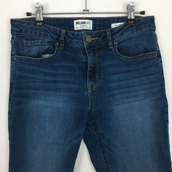 William Rast Ankle Skinny Distressed Frayed hem Jeans Size 27 - Picture 2 of 10